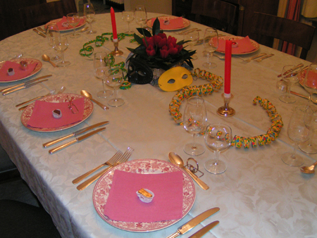 a-table de carnaval